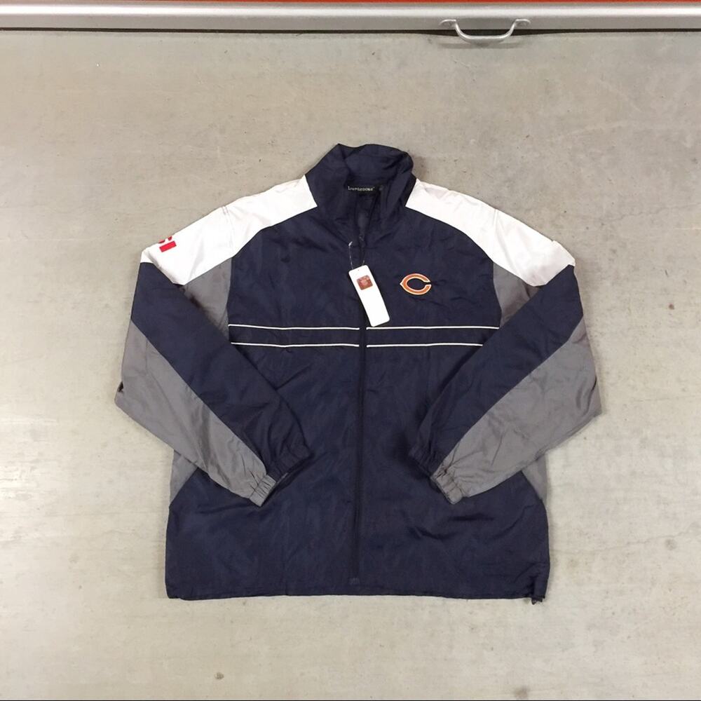 NWOT NFL Apparel Chicago Bears Windbreaker Jacket.-CA3